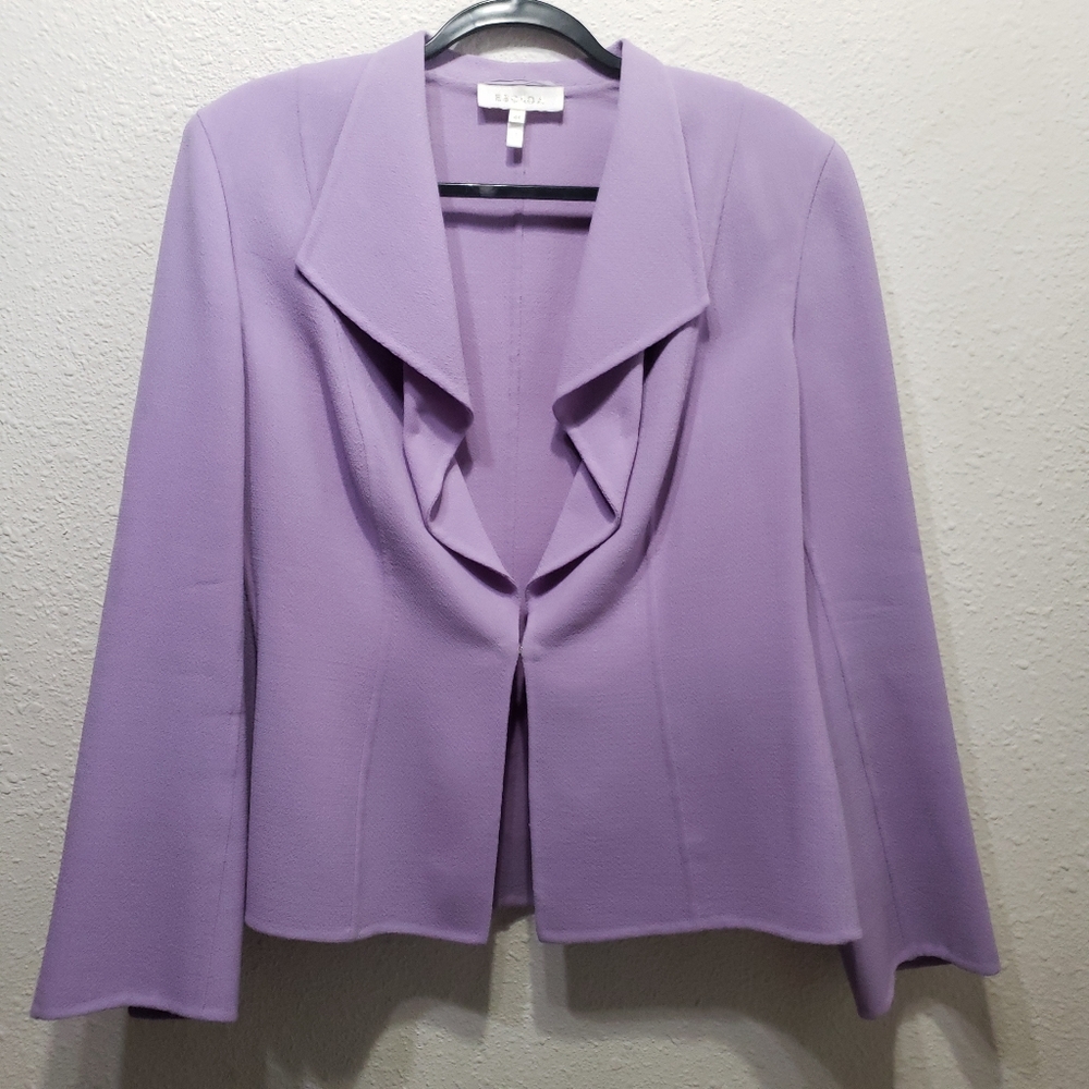ESCADA wool Lavender Flyaway blazer